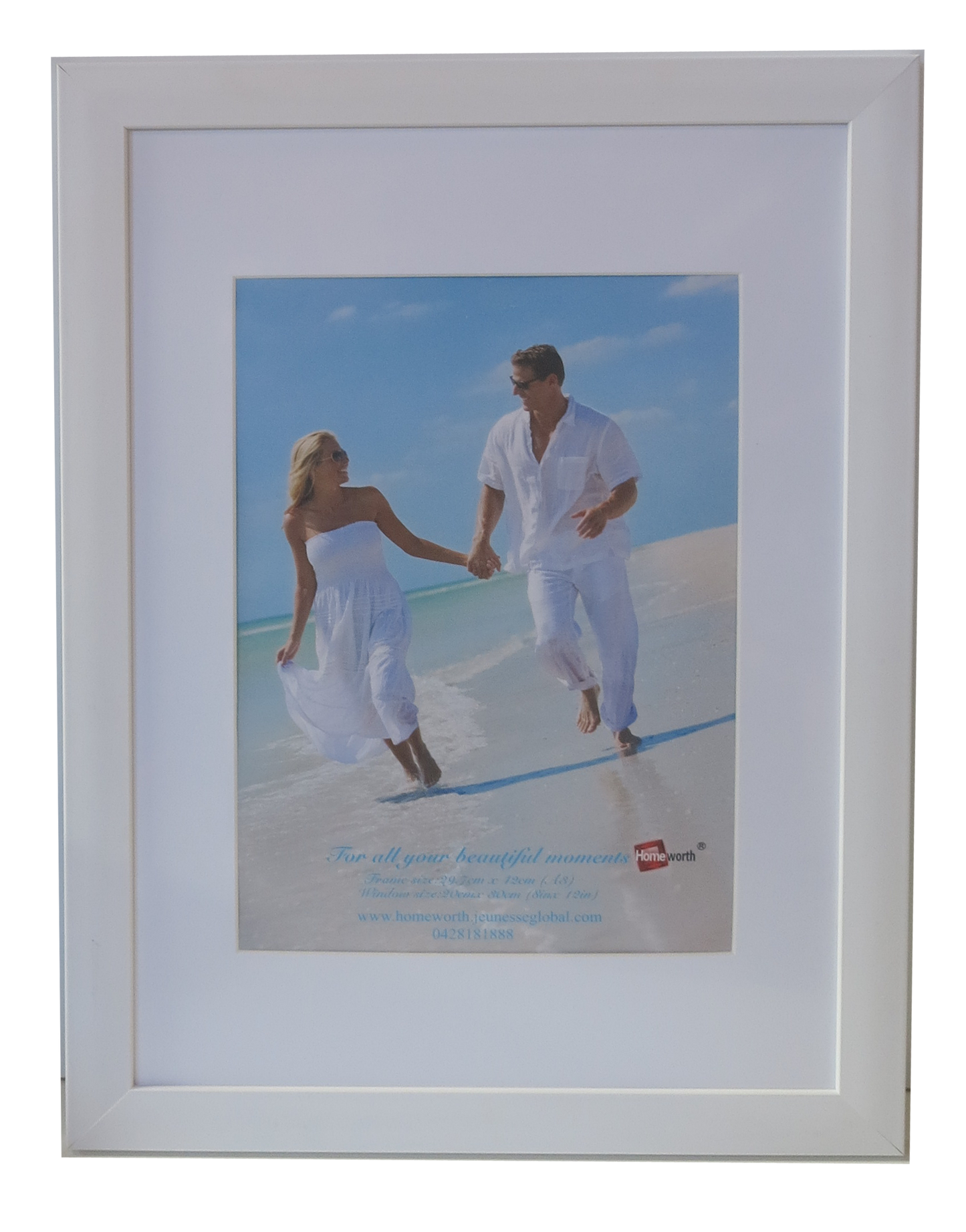 Homeworth Photo Frames (without Mat Border), White / Black / Timber - Babyworth