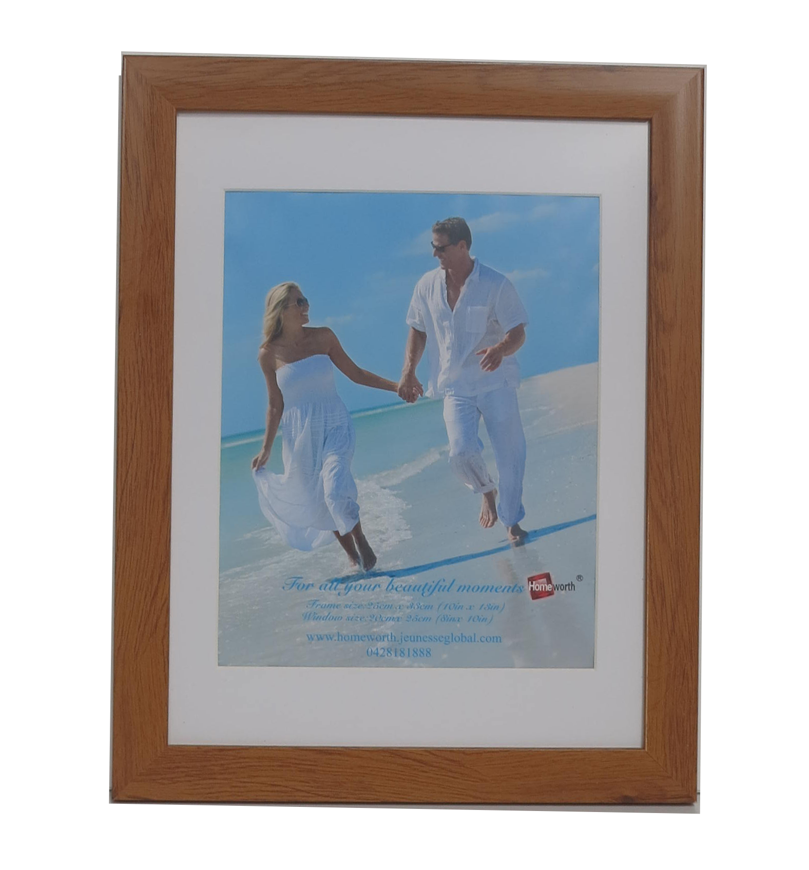 Homeworth Photo Frames (without Mat Border), White / Black / Timber - Babyworth