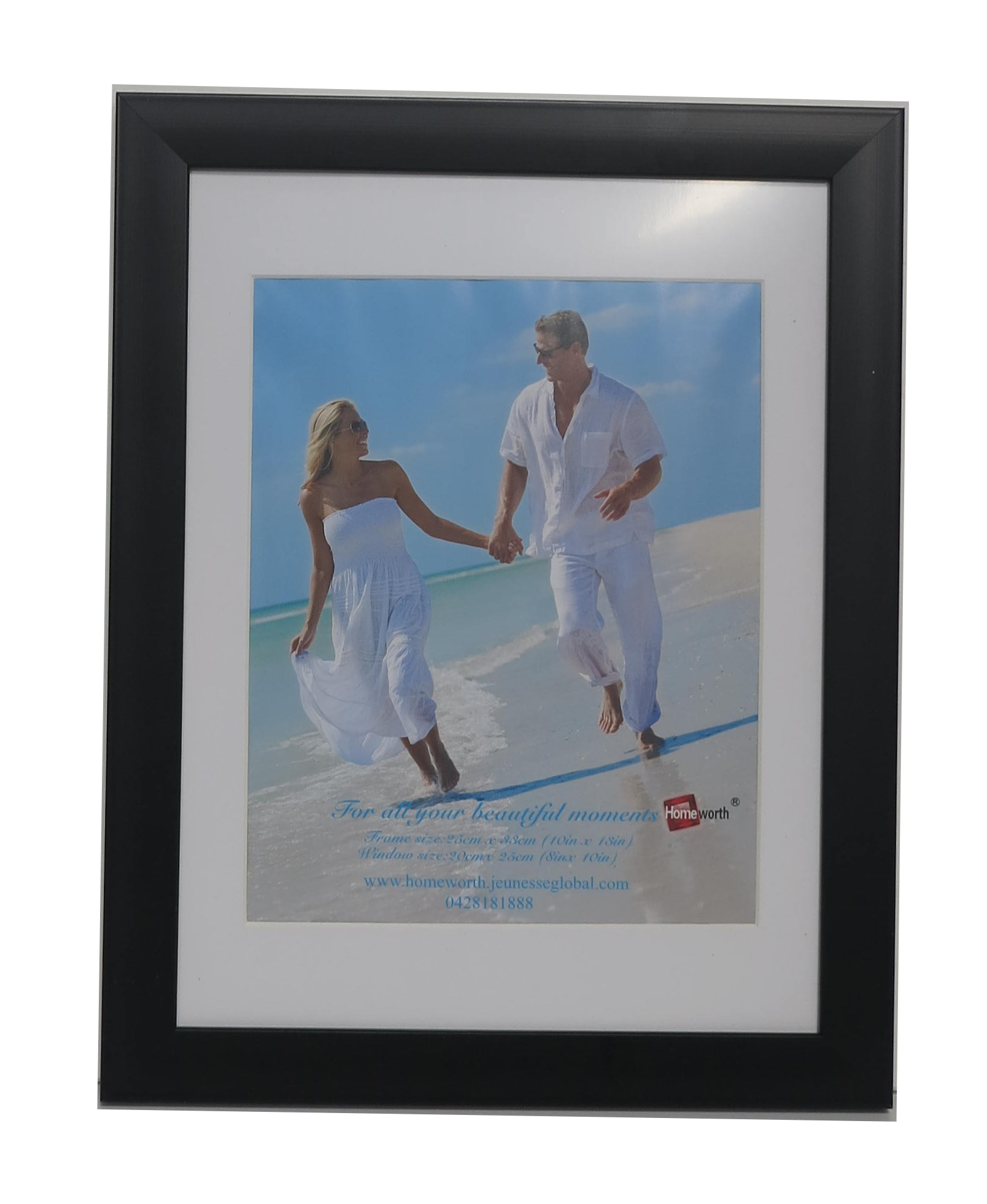 Homeworth Photo Frames (without Mat Border), White / Black / Timber - Babyworth