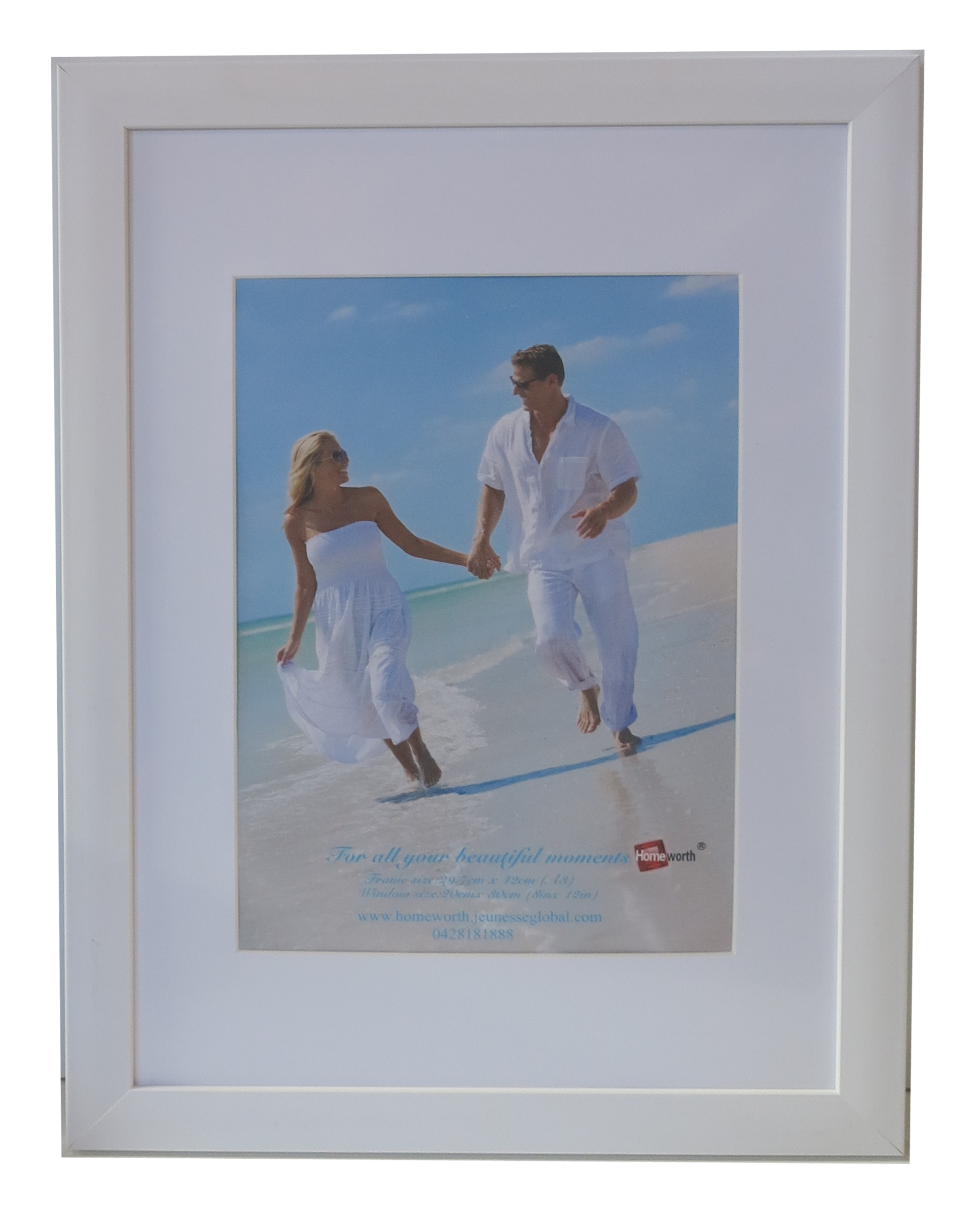 Homeworth Photo Frames (without Mat Border), White / Black / Timber - Babyworth