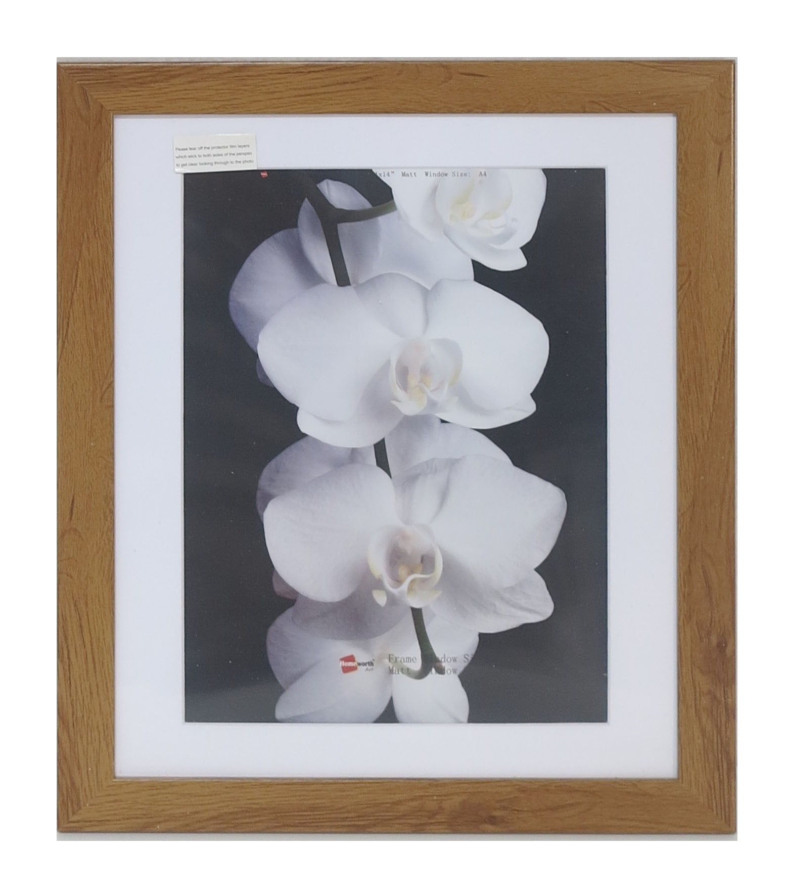 Homeworth Photo Frames (without Mat Border), White / Black / Timber - Babyworth